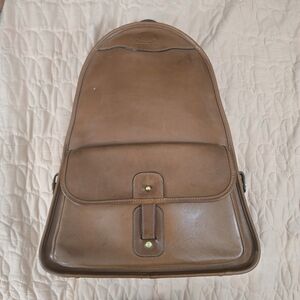 Ghurka Leather Rucksack No. AC34 – Saddle Tan Vintage Backpack